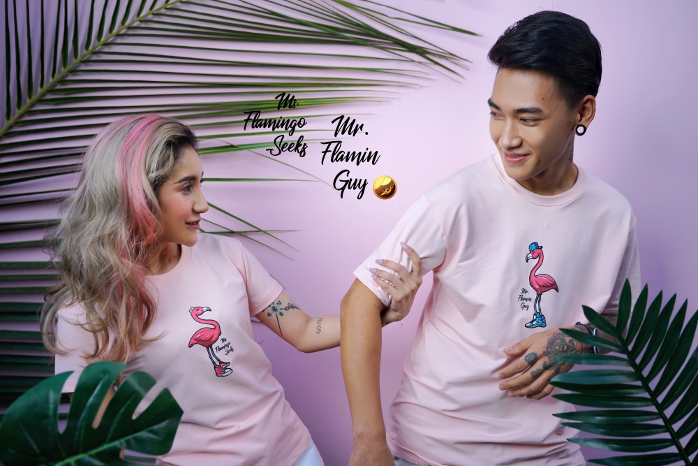 Flamingos Loose Fit Girl T-shirt